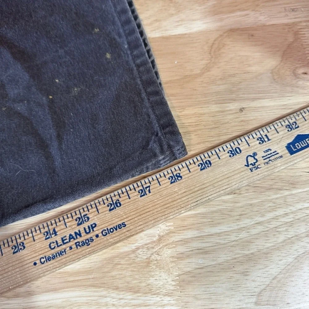 Carhartt B11 DKB Brown Washed Duck Canvas Carpenter Workwear Pants Mens 38x30